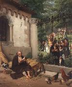 Eduard von Gebhardt Lazarus and the Rich Man France oil painting artist